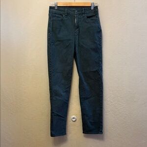 AMERICAN EAGLE MOM STRAIGHT GREEN CORDS SIZE 2